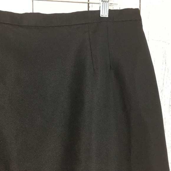 Lady Hazan Black A-Line Skirt Plus Size 18W - Picture 2 of 8